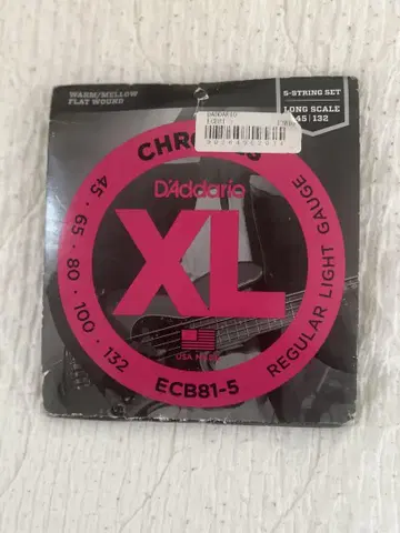 D'Addario ECB81-5 일렉 베이스 줄 5현 세트
