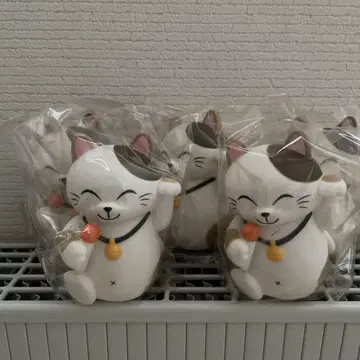 가라오케 마네키네코 저금통 새상품 5개 일괄!
