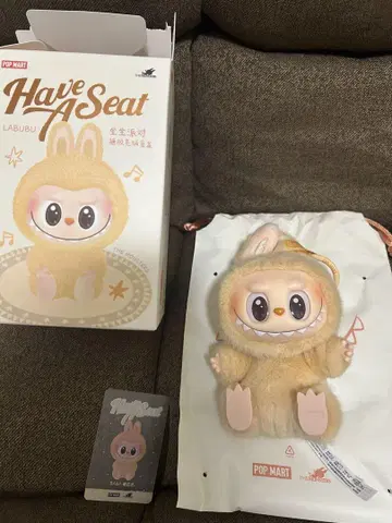 정품 POP MART Have A Seat LABUBU BABA