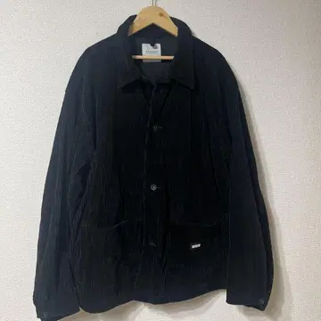 Radiall 블랙 코듀로이 커버올