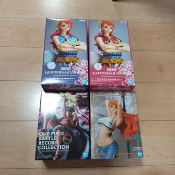 원피스 피규어 4개