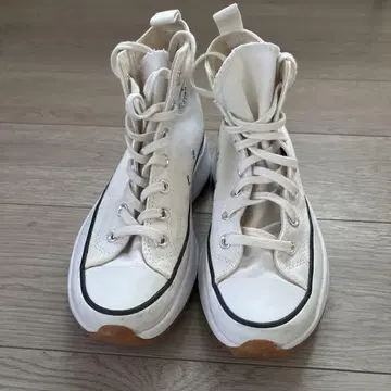 CONVERSE ALL STAR 화이트 하이컷 23.5cm