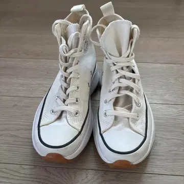 CONVERSE 화이트 하이컷 23.5cm