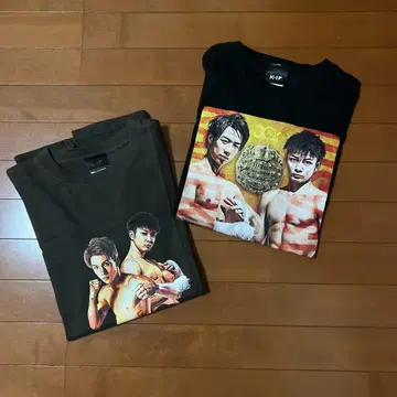 K-1 쿠무라 마사시 카네코 아키히로 T셔츠 2장