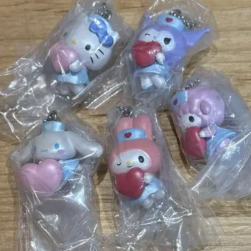 산리오 간호사 스윙 마스코트 컴플리트 세트 키티 쿠로미 피아노