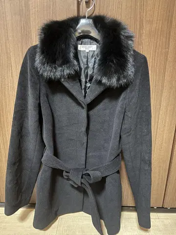 NATURAL BEAUTY BASIC 블랙 코트 L