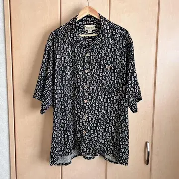 PARADISE COVE 아로하 셔츠 XL 블랙/화이트