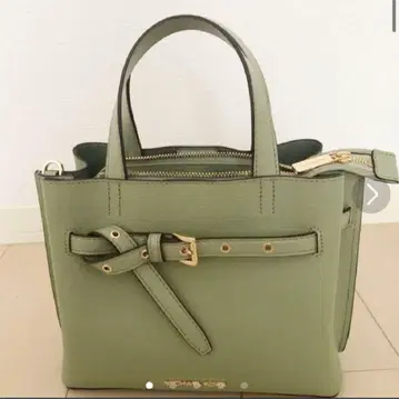 MICHAEL KORS 올리브 그린 숄더백