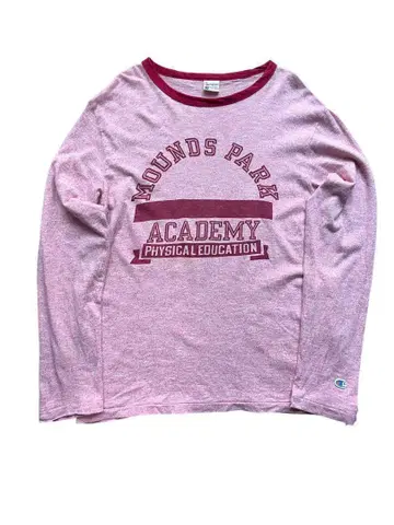 Champion 복각 린 태그 링거 롱 T XL 아메카지