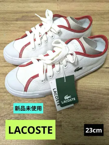 미사용 새상품 LACOSTE 스니커즈 23cm