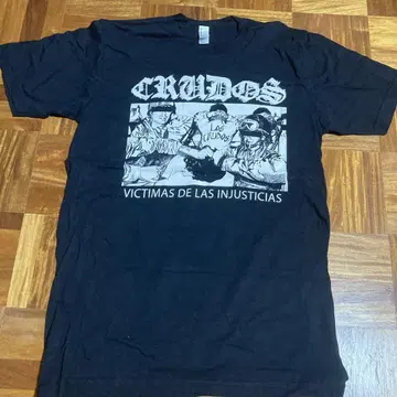 LOS CRUDOS T셔츠 블랙 M 사이즈