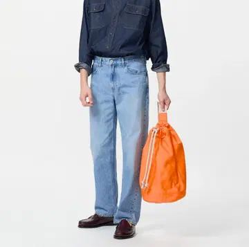 유니클로 JW ANDERSON 스트레이트 데님 63 블루 29