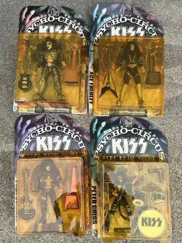 KISS PSYCHO-CIRCUS 액션 피규어 4체 세트