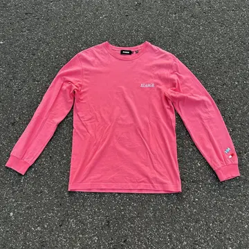 XLARGE 핑크 롱 T