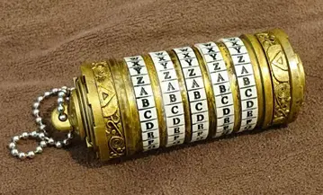 다빈치 코드 피규어 가챠 레어 레트로 크립텍스