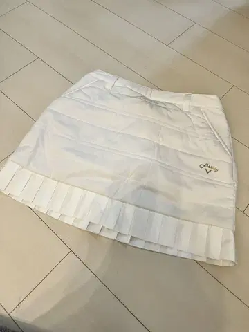 캘러웨이 골프 스커트 화이트