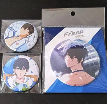 Free! 캔뱃지 나나세 하루카 3개 세트