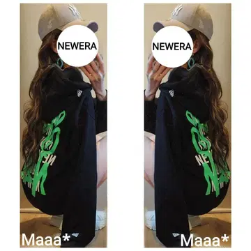뉴에라 NEWERA 그래피티 로고 후드티 완판템