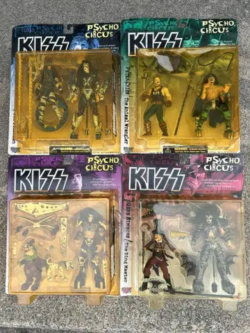 KISS PSYCHO CIRCUS 액션 피규어 4체 세트
