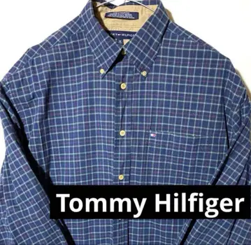 Tommy Hilfiger M L 스테디셀러 체크 긴팔 셔츠