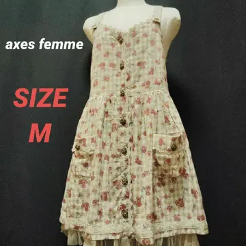 axes femme 엑시즈팜 원피스 점프 스커트 꽃무늬 체크