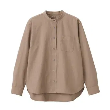 무인양품 워싱 옥스 스탠드 카라 셔츠 S 택 포함 새상품