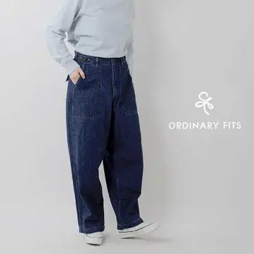 오디너리 피츠 제임스 퍼티그 데님 팬츠 0 다크 네이비