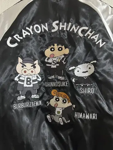 짱구는 못말려(크레용 신짱) 스카잔 블랙 화이트