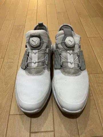 PUMA 화이트 골프화 다이얼식