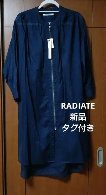 RADIATE 네이비 지퍼 롱 셔츠 새상품 택 포함