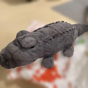 커다란! 악어 복슬복슬 봉제 인형 100cm4