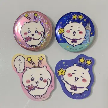 치이카와 (먼작귀) 별이 빛나는 스카이트리 캔뱃지&스티커 세트