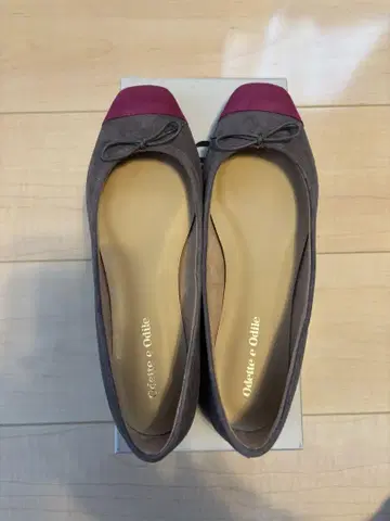 오데뜨 앤 오딜 플랫슈즈 바이컬러