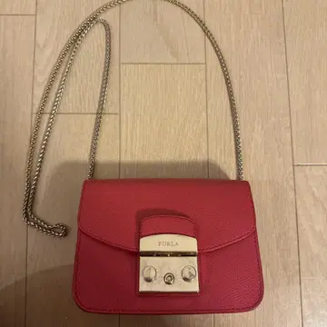 FURLA 레드 숄더백