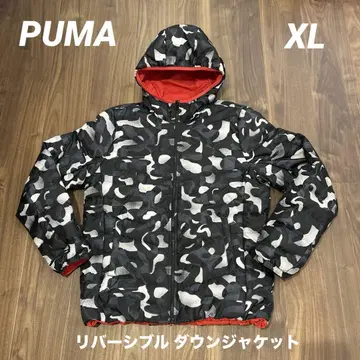 푸마 PUMA 리버서블 다운 자켓 카모플라쥬 XL