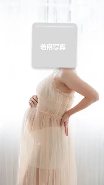 마터니티 의상 ZARA 튤 원피스