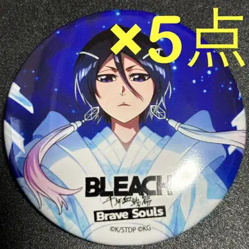 BLEACH Brave Souls 브레솔 캔뱃지 후목 루키아 5개
