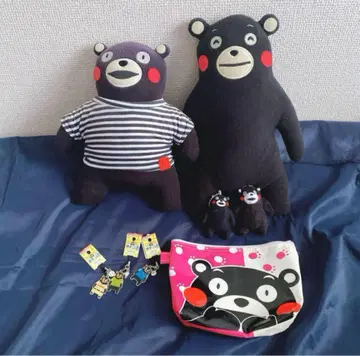 쿠마몬 봉제 인형과 키링 세트