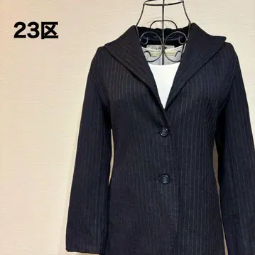 23구 자켓 네이비 계열 핀스트라이프 미실루엣 여성용