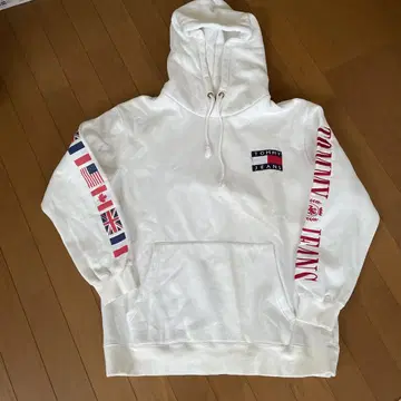 [ TOMMY JEANS ] 후드 부착 속기모 트레이닝복