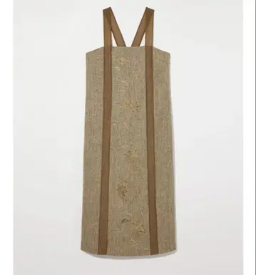 LOTUS EMBROIDERY LINEN ONEPIECE eaphi