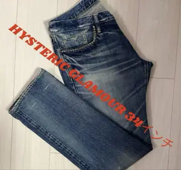 HYSTERIC GLAMOUR 34인치 데님 팬츠