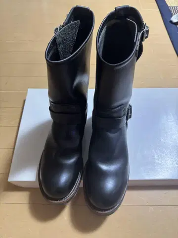 엔지니어 부츠 블랙 버클 포함