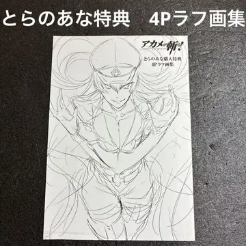 아카메가 벤다! 토라노아나 구매 혜택 4P 러프 화집 레어 에스데스