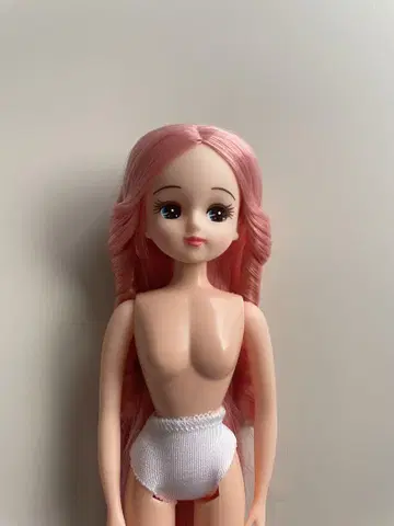 리카짱 캐슬 인형 교실 핑크색 세로 롤
