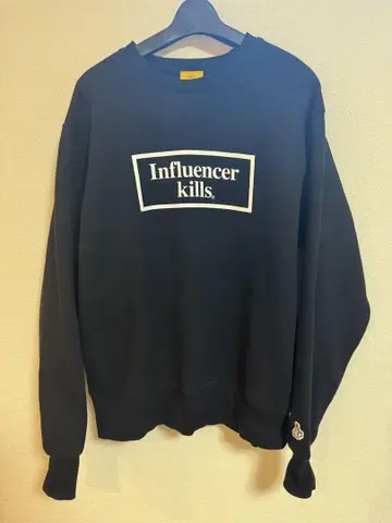 #FR2 Influencer kills 블랙 맨투맨 M 사이즈