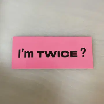 I'm donut? x TWICE 콜라보 도넛 스티커 모모 핑크