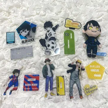 블루 록 바치라 메구루 아크릴 스탠드 봉제 인형 6개 묶음 판매
