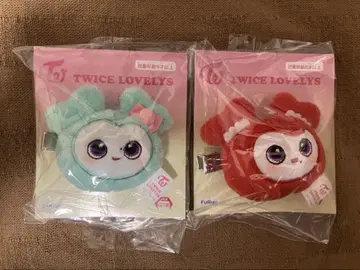 TWICE LOVELYS 봉제 인형 헤어핀 첸 세트
