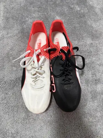 Puma EvoSpeed 스파이크 화이트/블랙/레드